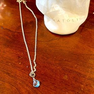 Anatoli blue topaz necklace